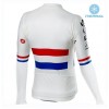 Set Fietsshirt Lange Mouw + Lange Koersbroek 2019 TEAM INEOS N001 Winter Thermal Fleece